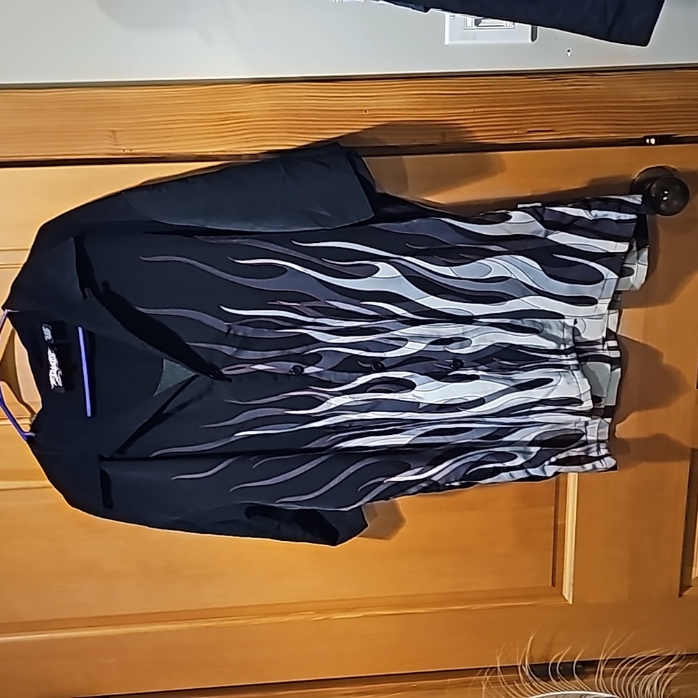 Men's flames shirt